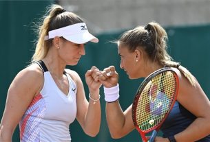Győzött Bondár és Udvardy párosa a budapesti salakpályás női tenisztornán