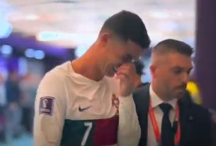 Ronaldo sír a Marokkó-Portugália meccs után