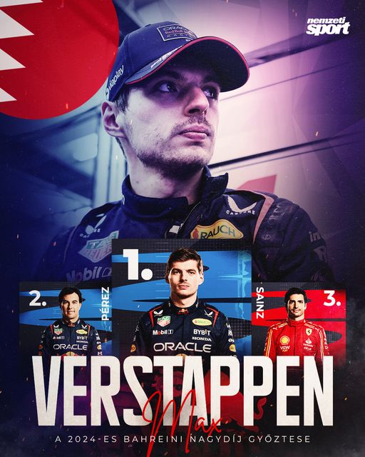 Max Verstappen nyerte a Bahreini Nagydíjat